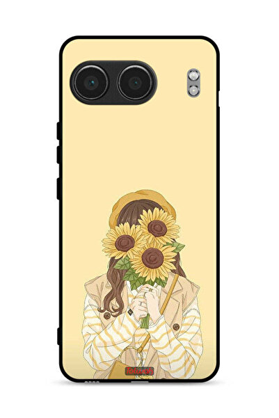 Tolwak غطاء حماية لهاتف OnePlus Nord 4 5G بنقشة عباد الشمس وإخفاء الوجه