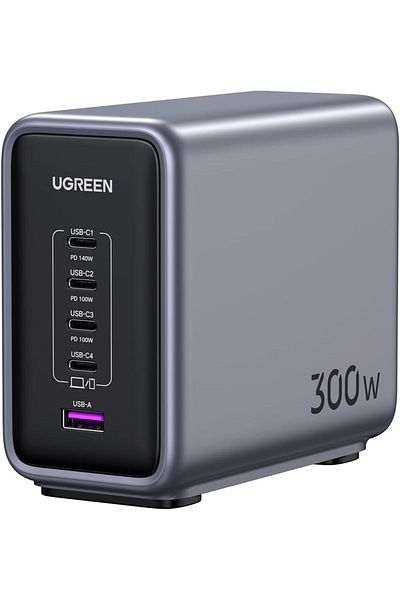 Ugreen شاحن Nexode GaN USB C بقوة 300 واط