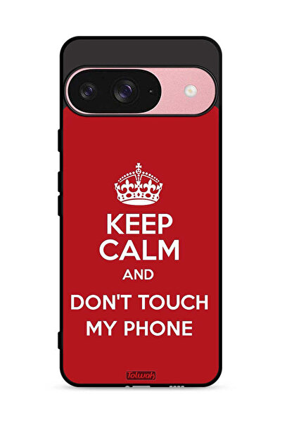 Tolwak غطاء حماية لهاتف Google Pixel 9 - حافظ على هدوئك ولا تلمس هاتفي