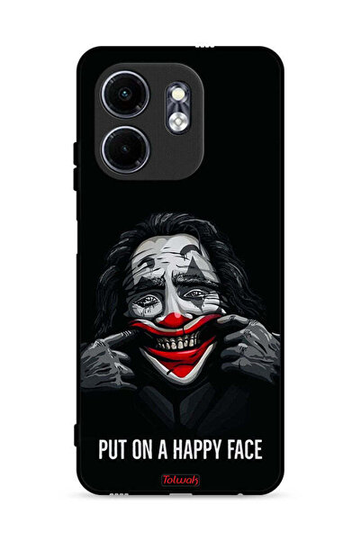 Tolwak غطاء حماية لهاتف Infinix Smart 9 4G بوجه سعيد