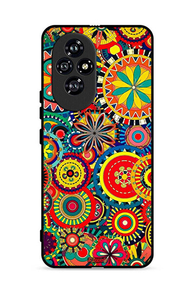 Tolwak غطاء حماية لهاتف Honor 200 5G بنمط ماندالا ملون