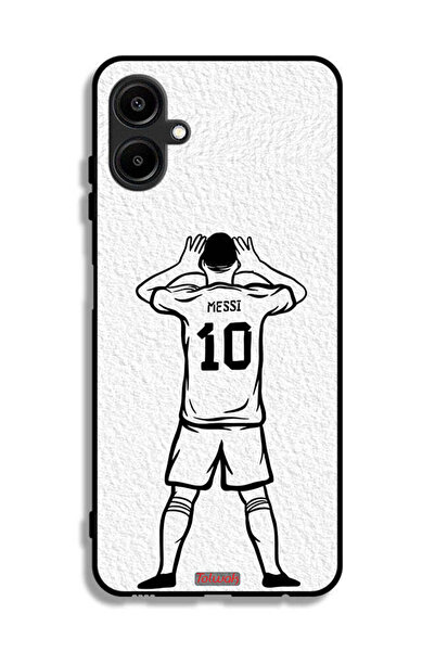 Tolwak غطاء حماية لهاتف سامسونج جالاكسي M06 5G برسومات ميسي سكيتش