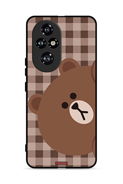 Tolwak غطاء حماية لهاتف Honor 200 Pro 5G بتصميم دب تيدي