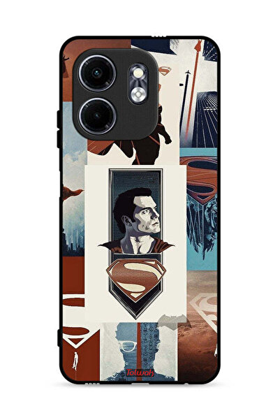 Tolwak غطاء حماية لهاتف إنفينيكس سمارت 9 4G برسومات سوبرمان