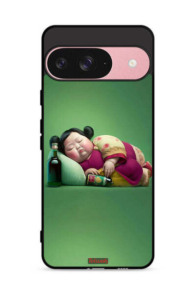 Tolwak غطاء حماية لهاتف Google Pixel 9 - فتاة سمينة