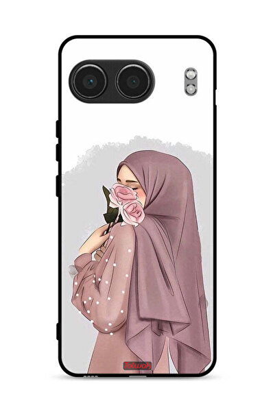 Tolwak غطاء حماية لهاتف OnePlus Nord 4 5G برسومات فتاة تحمل ورودًا