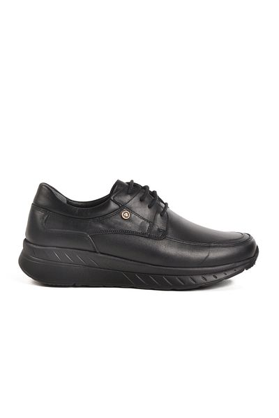 AYAKMOD Black Genuine Leather Men's Casual Shoes C411 m