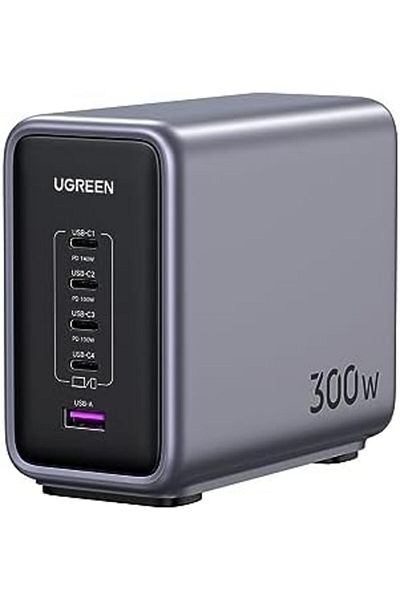 Ugreen شاحن Nexode GaN USB C بقوة 300 واط