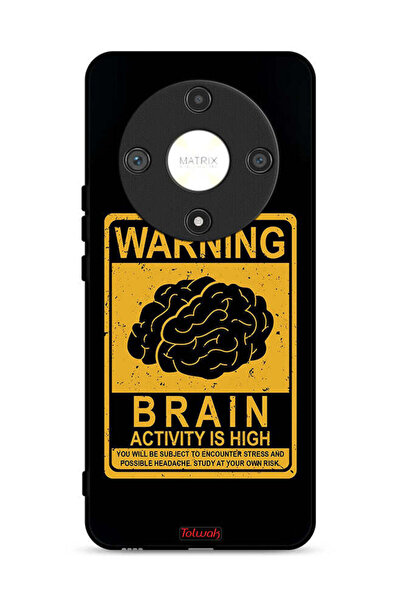 Tolwak غطاء حماية لهاتف Honor X9b 5G تحذير من ارتفاع نشاط الدماغ