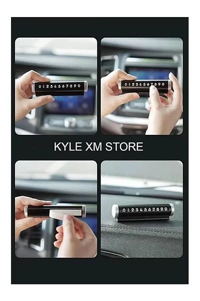 salesalbutik Μεταλλική θήκη Αυτόματη Αριθμοποίηση Αριθμού Τηλεφώνου Αριθμοποιητής Τηλεφώνου Εντός Αυτοκινήτου Παρμπρίζ Αριθμός Στάθμευσης Parkmatic