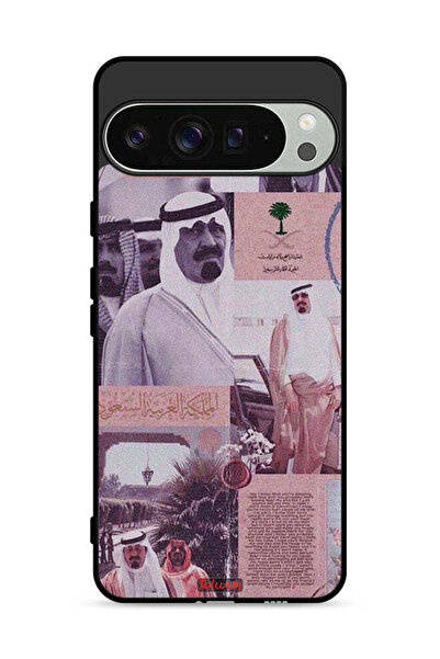 Tolwak غطاء حماية لجهاز جوجل بيكسل 9 برو إكس إل، ملصق الملك عبد الله العتيق
