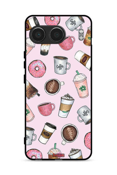 Tolwak غطاء حماية لهاتف OnePlus Nord 4 5G برسومات محبي القهوة