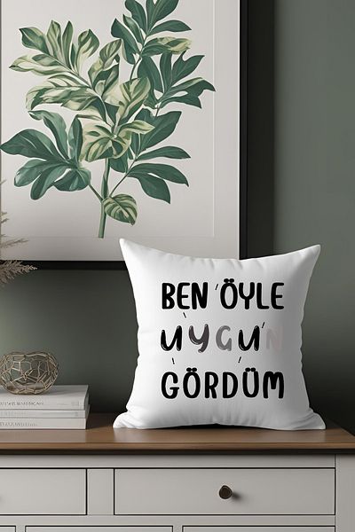 qoeuyl boutique I Looked so Suitable Text Printed Fun Gift Fiber Filling Satin Mini Pillow