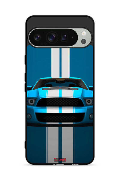 Tolwak غطاء حماية لهاتف Google Pixel 9 Pro XL بتصميم سيارة فنية تجريدية