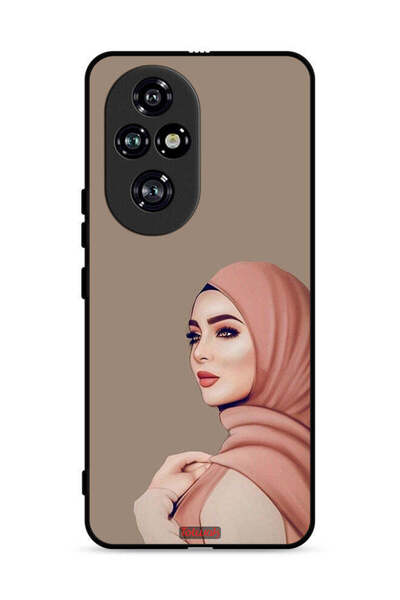 Tolwak غطاء حماية لهاتف Honor 200 Pro 5G بطبعة فتاة محجبة جميلة