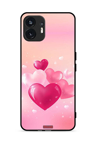 Tolwak Nothing Phone (2) 5G Protective Case Cover Beautiful Hearts Art