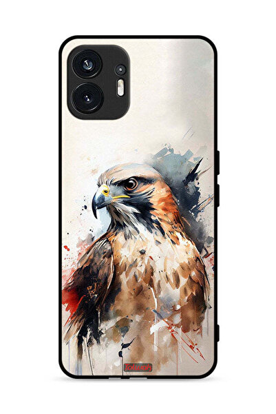 Tolwak Nothing Phone (2) 5G Protective Case Cover Eagle Abstract Art