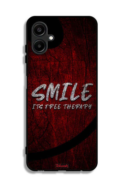 Tolwak Samsung Galaxy M06 5G Protective Case Cover Smile Its Free Therapy