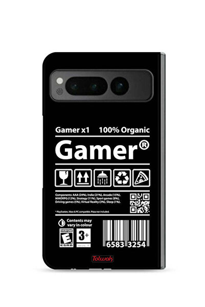 Tolwak غطاء حماية لجهاز Google Pixel Fold 5G، ملصق لألعاب الفيديو