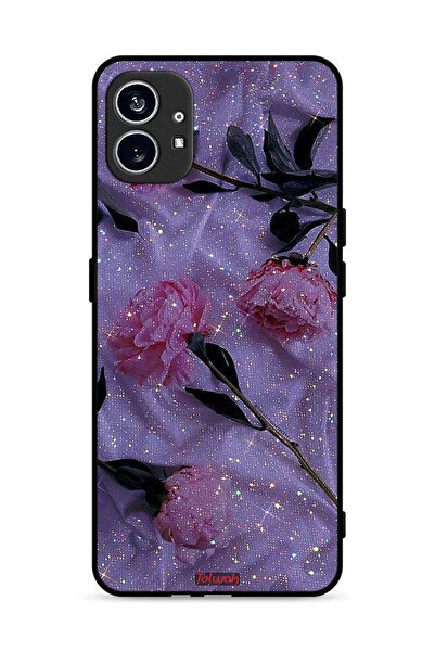 Tolwak غطاء حماية لهاتف Nothing Phone (1) 5G بنقشة ورود لامعة