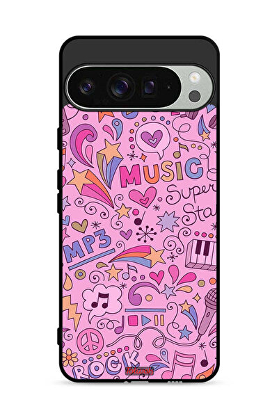 Tolwak غطاء حماية لجهاز Google Pixel 9 Pro مع علامات موسيقية