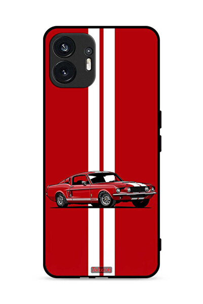 Tolwak Nothing Phone (2) 5G Protective Case Cover Vintage Car Abstract Art
