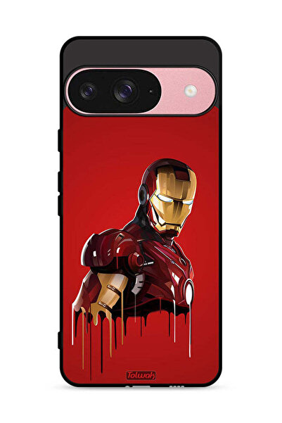 Tolwak غطاء حماية لهاتف Google Pixel 9 برسومات الرجل الحديدي