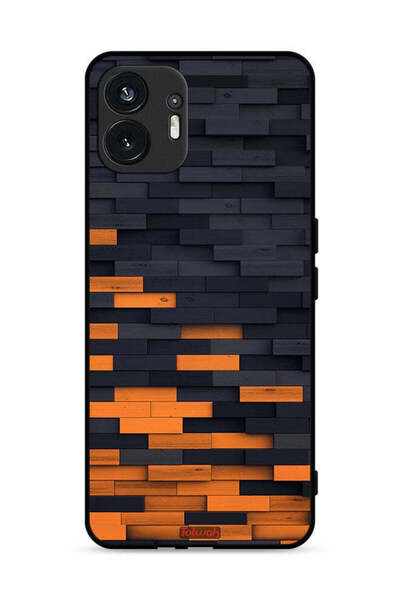 Tolwak Nothing Phone (2) 5G Protective Case Cover Wooden Wall