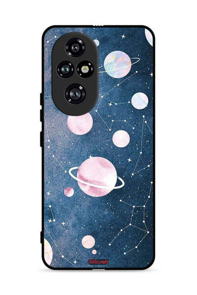 Tolwak غطاء حماية لهاتف Honor 200 Pro 5G برسومات فنية فضائية