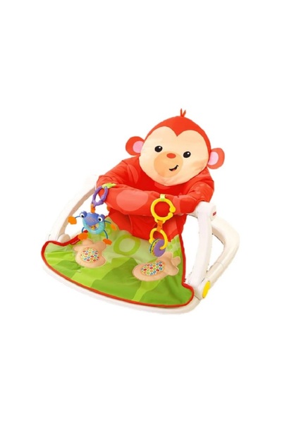 rexa مقعد داعم للأطفال للجلوس والرضاعة - تصميم قرد | (39 × 35 × 20 سم)