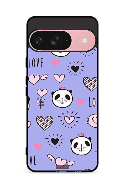 Tolwak غطاء حماية لجهاز جوجل بيكسل 9 بتصميم الحب والباندا