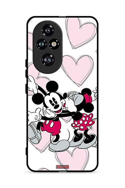 Tolwak غطاء حماية لهاتف Honor 200 Pro 5G بتصميم عناق ميكي ماوس