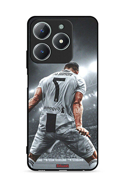 Tolwak غطاء حماية لهاتف Realme C63 4G بطبعة احتفال كريستيانو رونالدو