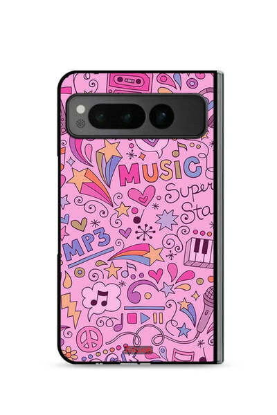 Tolwak غطاء حماية لهاتف Google Pixel Fold 5G مع علامات موسيقية