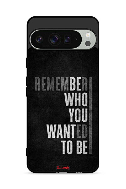 Tolwak غطاء حماية لجهاز Google Pixel 9 Pro تذكر من أردت أن تكون