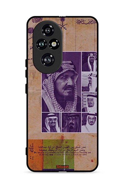 Tolwak غطاء حماية لهاتف Honor 200 Pro 5G - صور قديمة لملوك السعودية