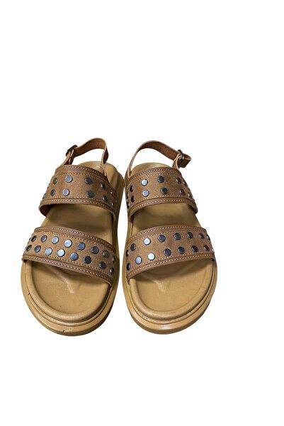 Shoes Дамски сандали с плоска катарама и дебела подметка