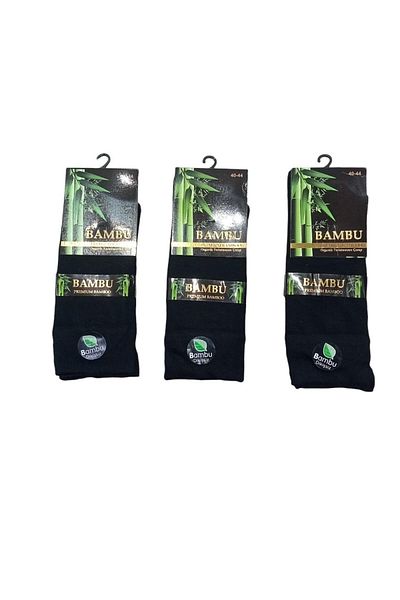 Bambu Turkish Bamboo Soft Socks 12 Pack, Comfortable for Diabetics and Pressure Free.