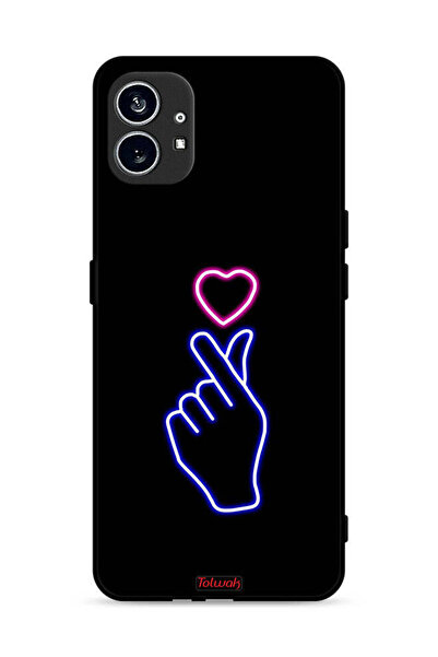 Tolwak غطاء حماية لهاتف Nothing Phone (1) 5G بتصميم قلب سريع