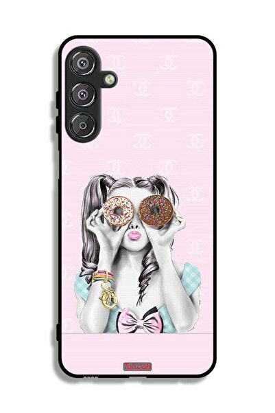 Tolwak غطاء حماية لهاتف Samsung Galaxy M16 5G يحمل قطعتين من الدونات