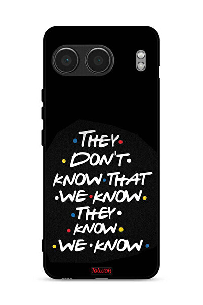 Tolwak غطاء حماية لهاتف OnePlus Nord 4 5G لا يعرفون ما نعرفه يعرفون أننا نعرفه