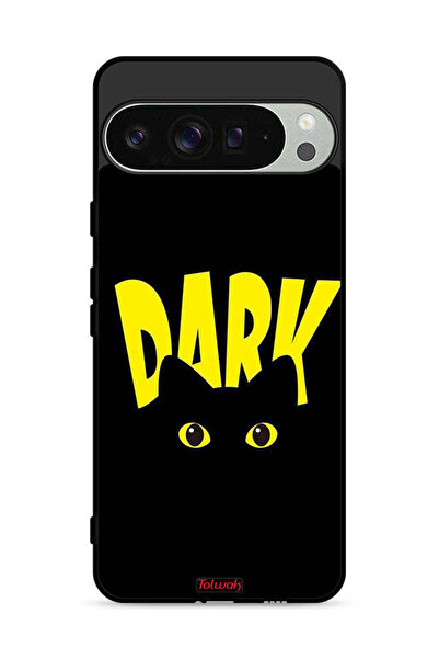 Tolwak غطاء حماية لجهاز Google Pixel 9 Pro - قطة داكنة