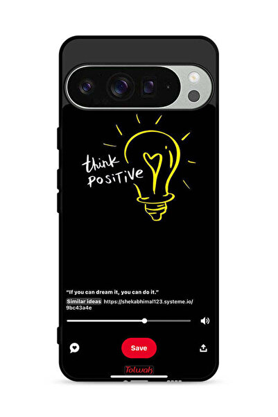 Tolwak غطاء حماية لجهاز Google Pixel 9 Pro - Think Positive
