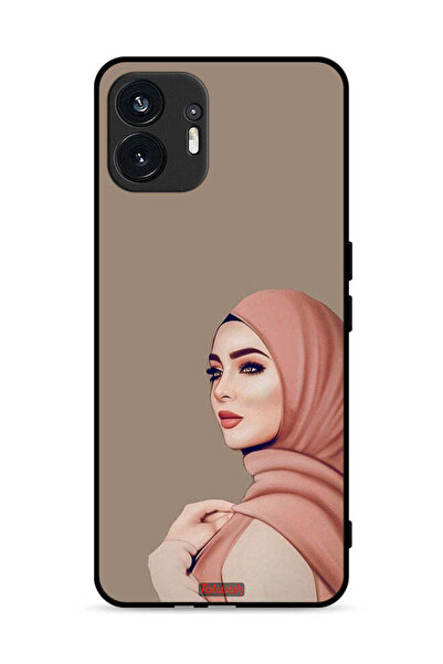 Tolwak غطاء حماية لهاتف Nothing Phone (2) 5G مع صورة فتاة محجبة جميلة