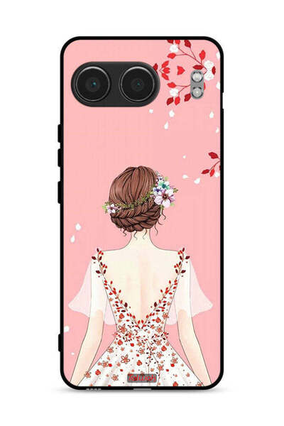 Tolwak غطاء حماية لهاتف OnePlus Nord 4 5G برسومات فتاة واقفة