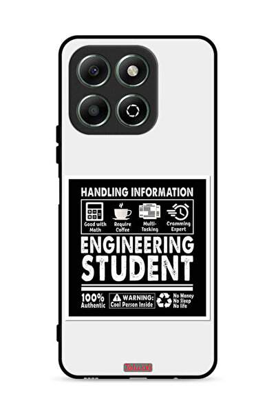 Tolwak غطاء حماية لهاتف Honor X6b 4G - ملصق طالب هندسة