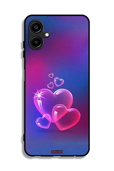 Tolwak غطاء حماية لهاتف سامسونج جالاكسي A06 4G بنقشة قلوب الماء