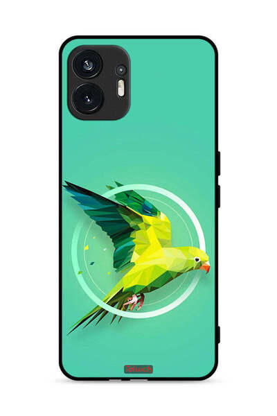 Tolwak غطاء حماية لهاتف Nothing Phone (2) 5G بتصميم فن تجريدي ببغاء