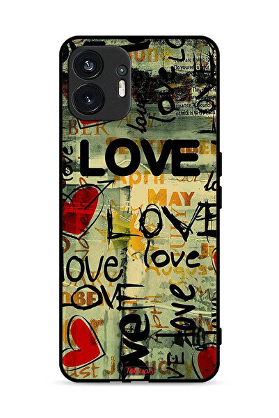Tolwak Nothing Phone (2) 5G Protective Case Cover Love Tags