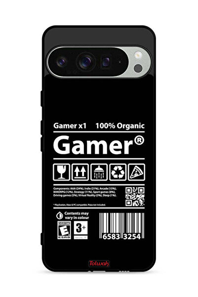 Tolwak غطاء حماية لجهاز Google Pixel 9 Pro، ملصق للاعب